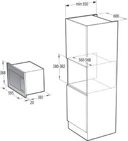 Mikrovlnná trouba Gorenje BM251SG2WG bílá

 obrázek produktu 9 z 9