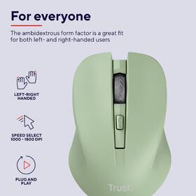 Myš Trust Mydo Silent Click zelená

 obrázek produktu 4 z 8