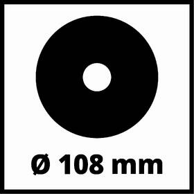 Brusný kotouč Einhell 100g, Ø108x23x3.2mm k GC-CS 85 E 4500076 

 obrázek produktu 1 z 4