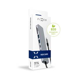 USB Hub FIXED USB-C/2x USB 3.2, HDMI, USB-C, USB-C PD 87W, SD, Micro SD šedý

 obrázek produktu 5 z 5