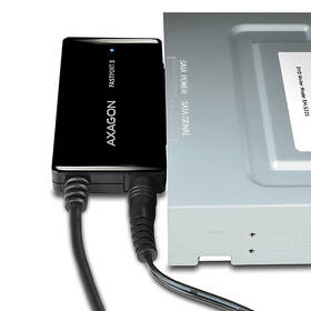 Adaptér Axagon USB3.0 - SATA 6G HDD FASTport3 vč. Napáječe černá barva
