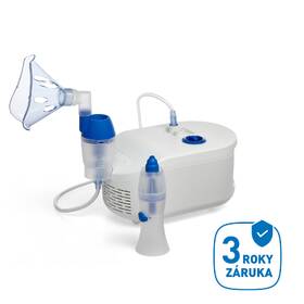 Inhalátor kompresorový OMRON C102 Total + nosní sprcha bílá barva

