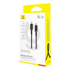 Kabel Baseus Dura USB-C/USB-C, 100W, 1m černý/červený

 obrázek produktu 15 z 16