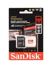 Paměťová karta SANDISK 256GB UHS-I U3 (160R/90W) + adapter 

 obrázek produktu 4 z 4