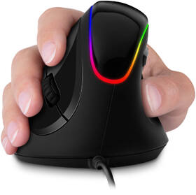 Myš Connect IT vertikální, ergonomická, herní černá

 obrázek produktu 7 z 13