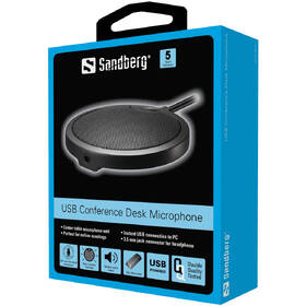 Mikrofon Sandberg konferenční stolní, USB černá

 obrázek produktu 3 z 3