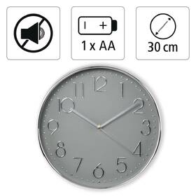 Nástěnné hodiny Hama Elegance stříbrné/šedé

 obrázek produktu 3 z 5