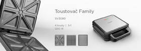 Sendvičovač Concept SV3080 3 v 1 

 obrázek produktu 13 z 13