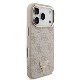Kryt na mobil Guess 4G Strass Triangle Logo Gold Frame MagSafe na Apple iPhone 18 Pro růžový

 obrázek produktu 2 z 6