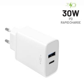 Nabíječka do sítě FIXED USB, USB-C PD, 30W bílá

 obrázek produktu 1 z 6