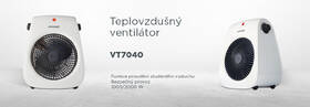 Teplovzdušný ventilátor Concept VT7040 bílý

 obrázek produktu 8 z 8
