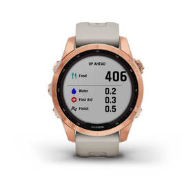 Chytré hodinky Garmin fenix 7S Solar - Rose Gold/Sand Silicone Band 

 obrázek produktu 3 z 10