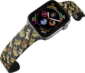 Řemínek Mi-Band na Apple Watch 42/44/45/49 mm - motiv Buldoci, černý 

 obrázek produktu 3 z 3
