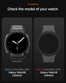 Řemínek Spigen Rugged Armor Pro na Samsung Galaxy Watch 8 (44mm) černý

 obrázek produktu 11 z 19