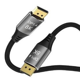 Kabel PremiumCord DisplayPort 1.4, 32,4 Gbit/s, 8K, 3 m černý

 obrázek produktu 4 z 19