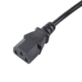 Kabel Akyga prodlužovací, tří pólový, 1,8 m černý

 obrázek produktu 2 z 2