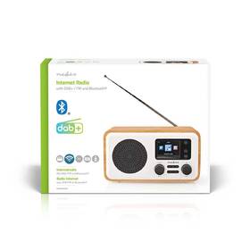 Internetový radiopřijímač s DAB+ Nedis RDIN2000WT bílý/dřevo

 obrázek produktu 7 z 8