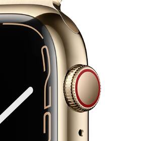 Chytré hodinky Apple GPS + Cellular, 41mm zlaté pouzdro z nerezové oceli - zlatý milánský tah 

 obrázek produktu 1 z 2