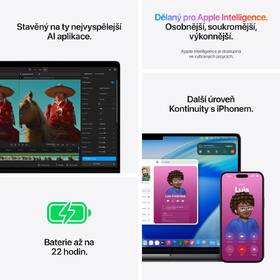 Notebook Apple 14" M5 Pro 18× CPU 20× GPU, 24 GB, 2 TB - vesmírně černý CZ 

 obrázek produktu 7 z 8