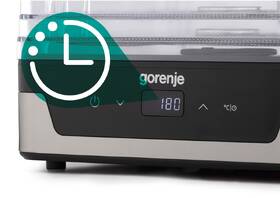 Sušička ovoce Gorenje FDK400DE černá/stříbrná

 obrázek produktu 6 z 8