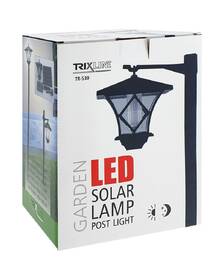 Venkovní lampa Trixline TR 530 LED zahradní solární 137cm černá

 obrázek produktu 5 z 5
