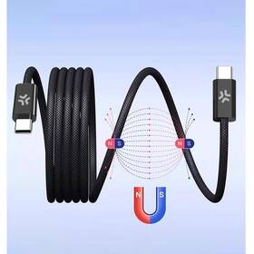 Kabel Celly magnetický USB-C/USB-C, 60 W, 1 m černý

 obrázek produktu 2 z 6