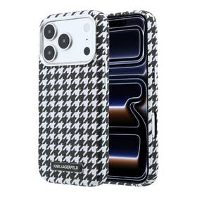 Kryt na mobil Karl Lagerfeld PU Houndstooth Resin Plate MagSafe na Apple iPhone 17 Pro černý

 obrázek produktu 1 z 6