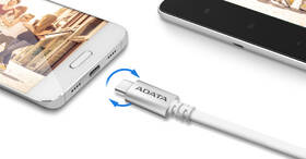 Kabel ADATA USB 3.1/USB-C, 1m, hliníkový bílý

 obrázek produktu 3 z 5