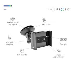 Držák na mobil FIXED FIX3 na palubní desku a sklo černý

 obrázek produktu 4 z 5