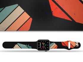 Řemínek Mi-Band na Apple Watch 42/44/45/49 mm - motiv Pentagon, černý 

 obrázek produktu 1 z 3