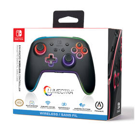 Gamepad PowerA Enhanced Wireless Controller - Nintendo Switch - Lumectra černá barva
