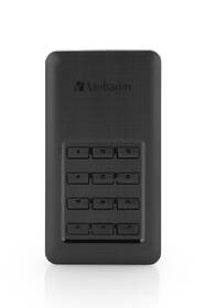 SSD externí Verbatim 256GB, s numerickou klávesnicí pro šifrování stříbrný/šedý

 obrázek produktu 2 z 6
