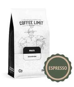 Káva zrnková COFFEE LIMIT Brasil Santos Decaf Swiss Water 250 g 

 obrázek produktu 1 z 1