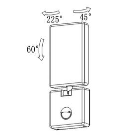 Nástěnné svítidlo Top Light Faro C PIR černé

 obrázek produktu 2 z 3
