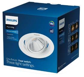 Vestavné svítidlo Philips Pomeron Dim 070, 7W, neutrální bílá bílé

 obrázek produktu 2 z 2