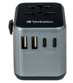 Cestovní adaptér Verbatim UTA-03 s 1 x USB-C PD 30W & QC 3.0 / 2 x USB-C / 2 x USB-A černý

 obrázek produktu 5 z 6