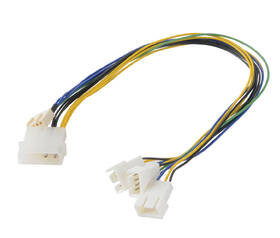 Redukce AKASA 1x 4pin PWM na 3x 4pin PWM  (2ks) 

