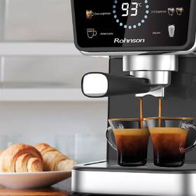 Pákový kávovar Rohnson R-98015 Hot & Cold černá barva
