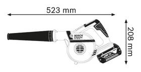 Dílenský fukar Bosch Professional GBL 18V-120 (bez baterie) 

 obrázek produktu 2 z 5
