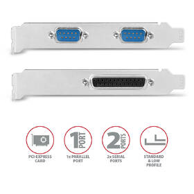 Řadič Axagon PCEA-PSN - 1x LPT + 2x RS232 

 obrázek produktu 1 z 3