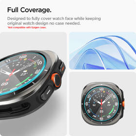 Tvrzené sklo Spigen tR EZ Fit na Samsung Galaxy Watch Ultra, (2 ks) 

 obrázek produktu 5 z 10