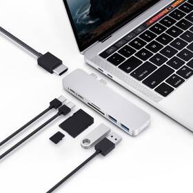 USB Hub HyperDrive DUO 7-in-2 Hub USB-C MacBook Pro šedý

 obrázek produktu 1 z 8