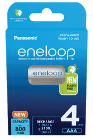 Baterie nabíjecí Panasonic Eneloop AAA, HR03, 800mAh, Ni-MH, blistr 4ks 

 obrázek produktu 2 z 4