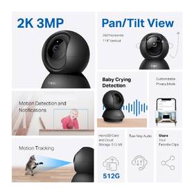 IP kamera TP-Link Tapo C211 černá barva
