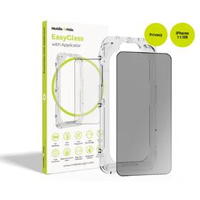 Tvrzené sklo Mobile Origin EasyGlass Privacy na iPhone 11/XR, s aplikátorem průhledné

 obrázek produktu 1 z 9