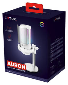 Mikrofon Trust GXT238 Auron, USB-C, RGB bílý

 obrázek produktu 9 z 12