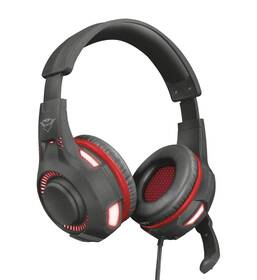 Headset Trust GXT 407 Ravu Illuminated černý

 obrázek produktu 1 z 8