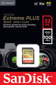 Paměťová karta SANDISK 32GB UHS-I U3 (100R/60W) 

 obrázek produktu 1 z 1