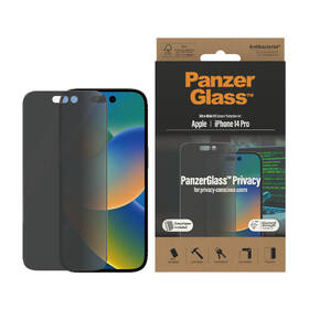 Tvrzené sklo PanzerGlass Privacy na Apple iPhone 14 Pro s instalačním rámečkem 

 obrázek produktu 4 z 7