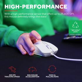 Myš Trust GXT 924 YBAR+ bílá

 obrázek produktu 4 z 9